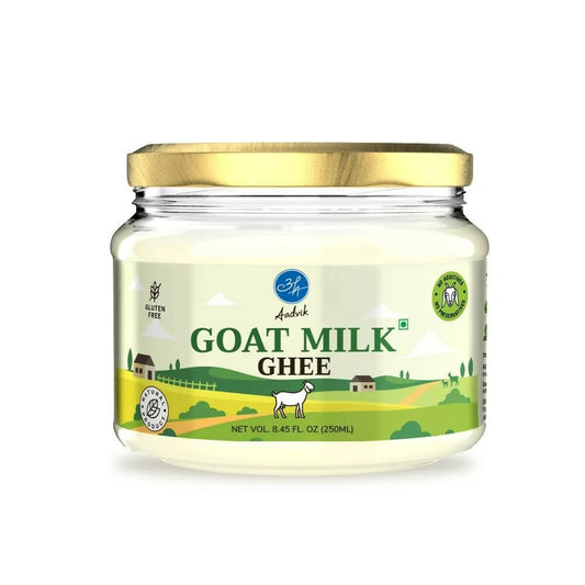 Aadvik A2 Goat Milk Ghee with Ayurvedic Benefits | 100% Pure & Natural Goat Milk Ghee | From Grass Fed Goat A2 Milk 