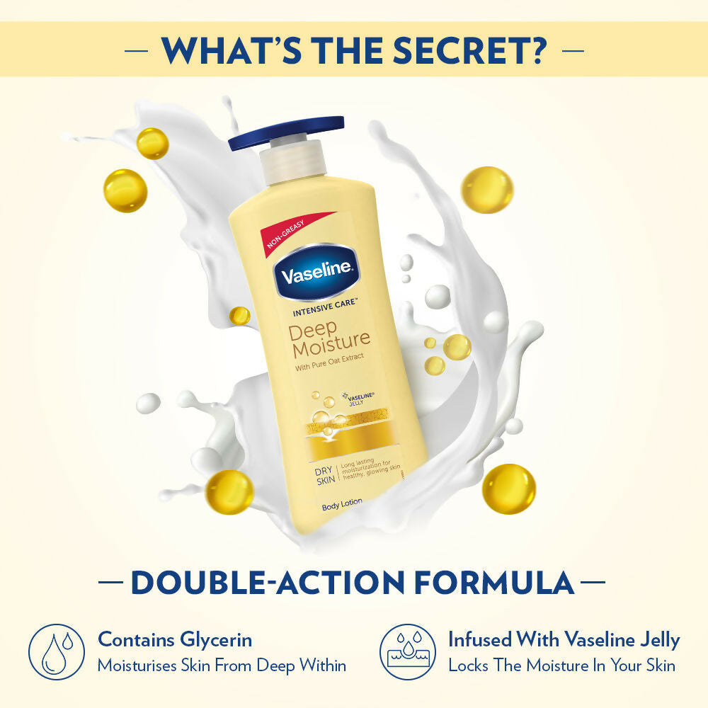 Vaseline Deep Moisture Lotion With Rosy Lip Tin For Moisturized Skin & Sheer Pink Tint  Grab2Buy Vaseline Grab2Buy
