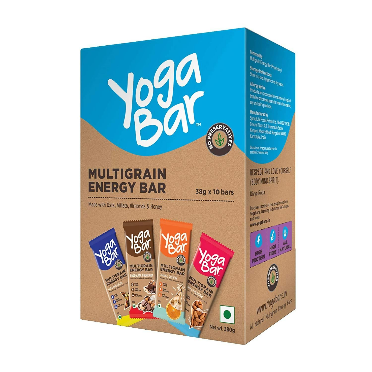 Yoga Bar Multigrain Energy Snack Bars - Dark Chocolate Flavour Premium Super Oats Combo  Grab2Buy Yoga Bar Grab2Buy