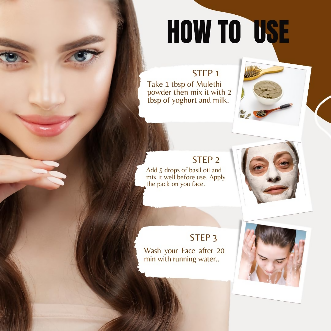 Florecer Mulethi Powder For Face 
