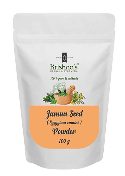 Krishna's Herbal & Ayurveda Jamun Seed Powder 