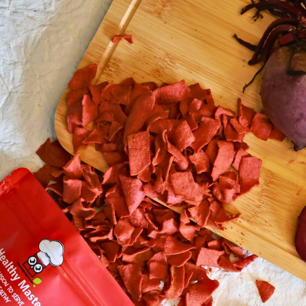 Healthy Master Light & Crispy Beetroot Chips | Crunchy Snack 
