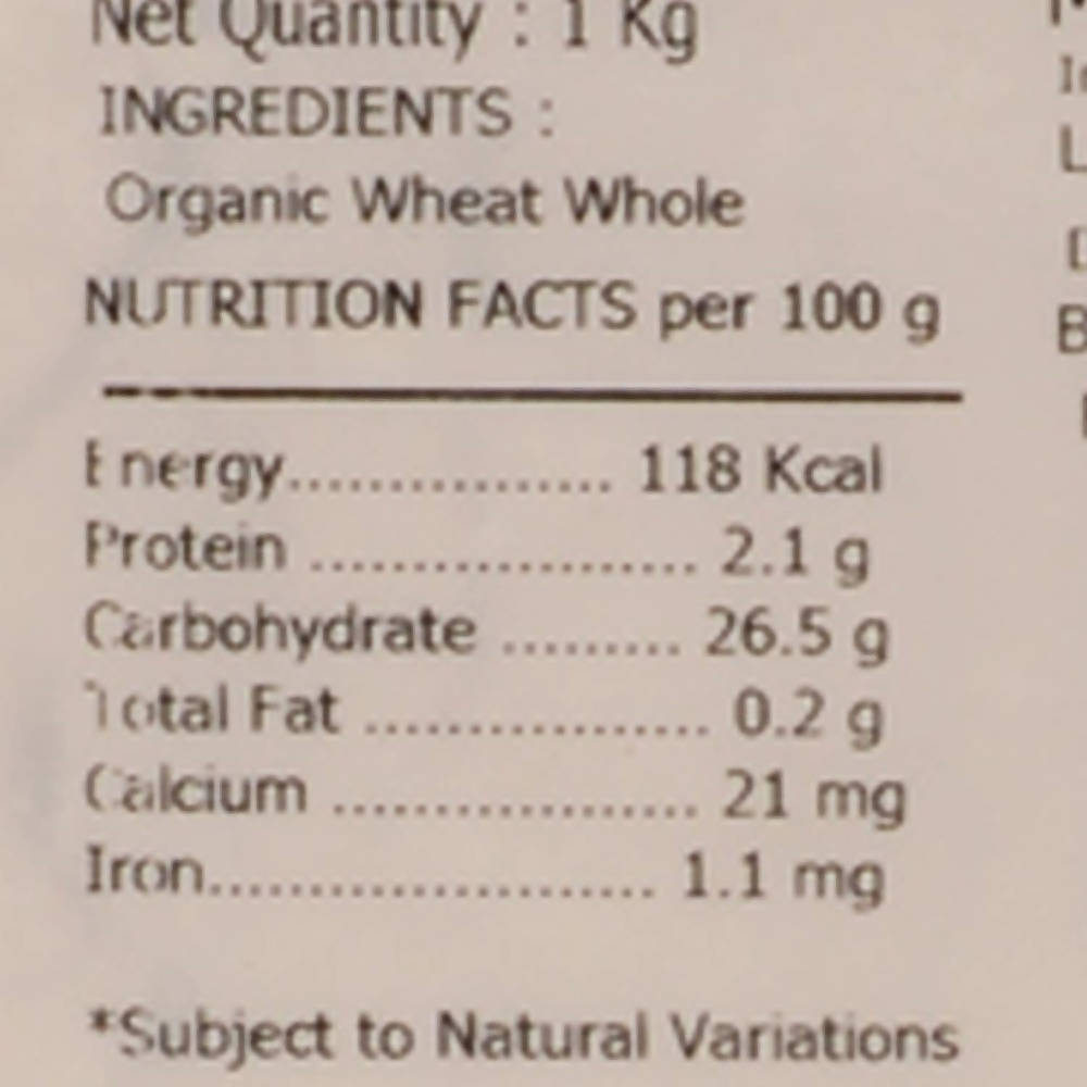 Pure & Sure Organic Wheat Flour uses