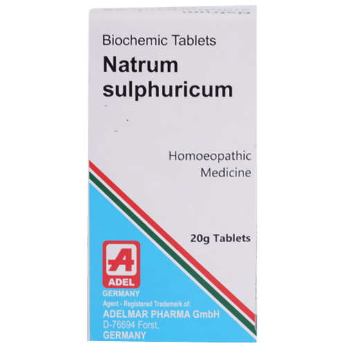 Adel Homeopathy Natrum Sulphuricum Biochemic Tablets - Grab2buy
