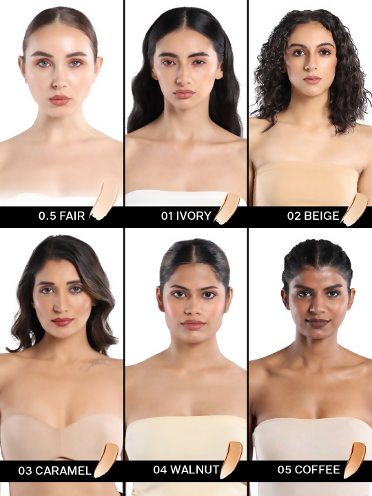 Flicka Cosmetics The Base Story Cream Foundation with SPF Waterproof Ivory 01