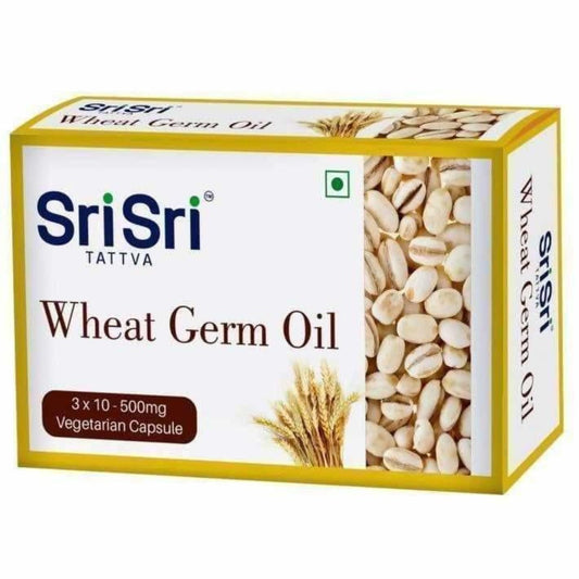 Sri Sri Tattva Wheat Germ Veg Oil Capsules 
