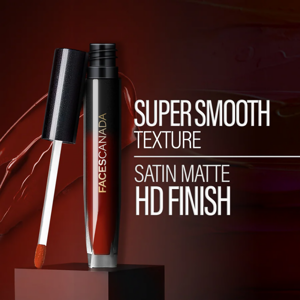 Faces Canada Comfy Silk Liquid Lipstick - Ebony Rose 14
