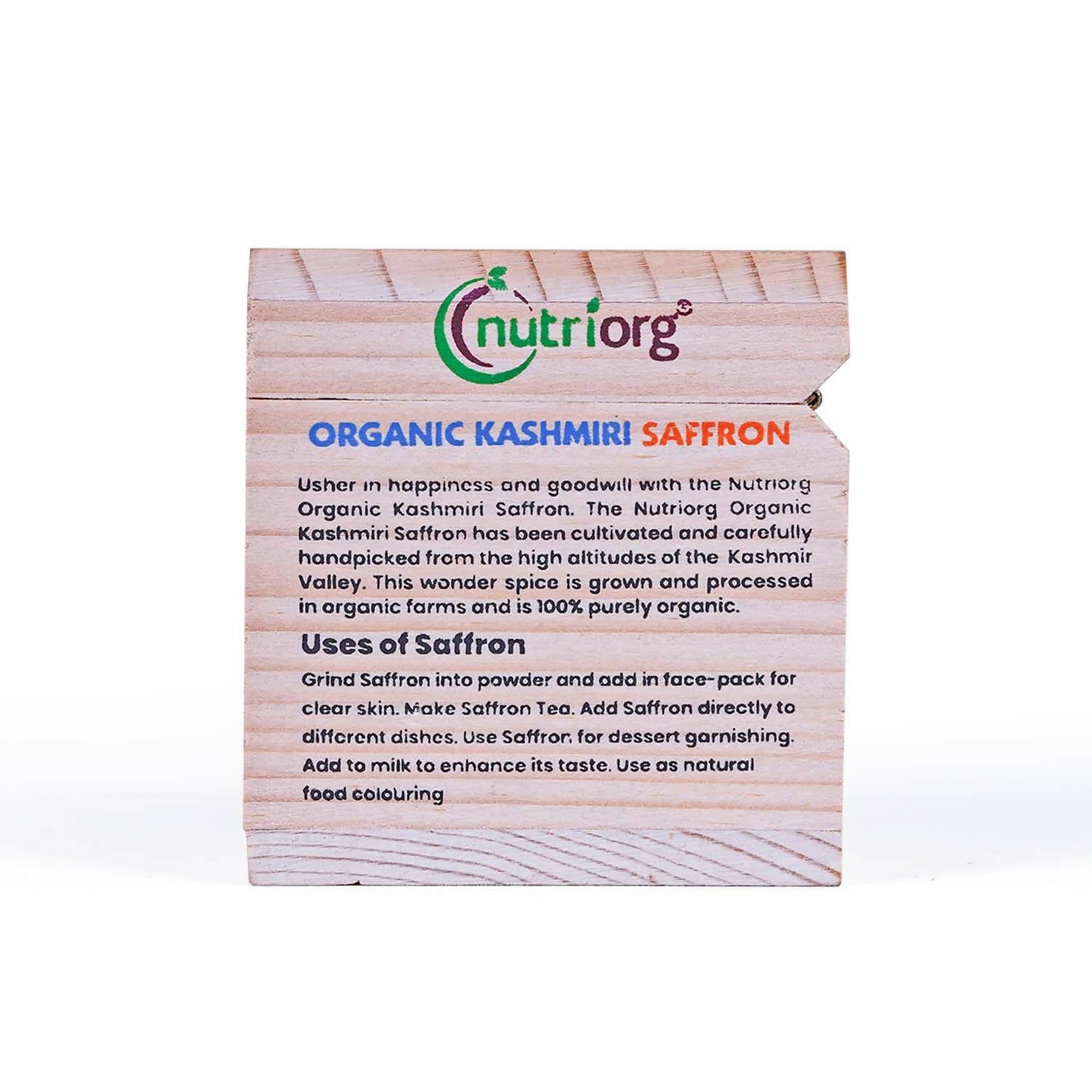 Nutriorg Certified Organic Kashmiri Saffron - Grab2buy