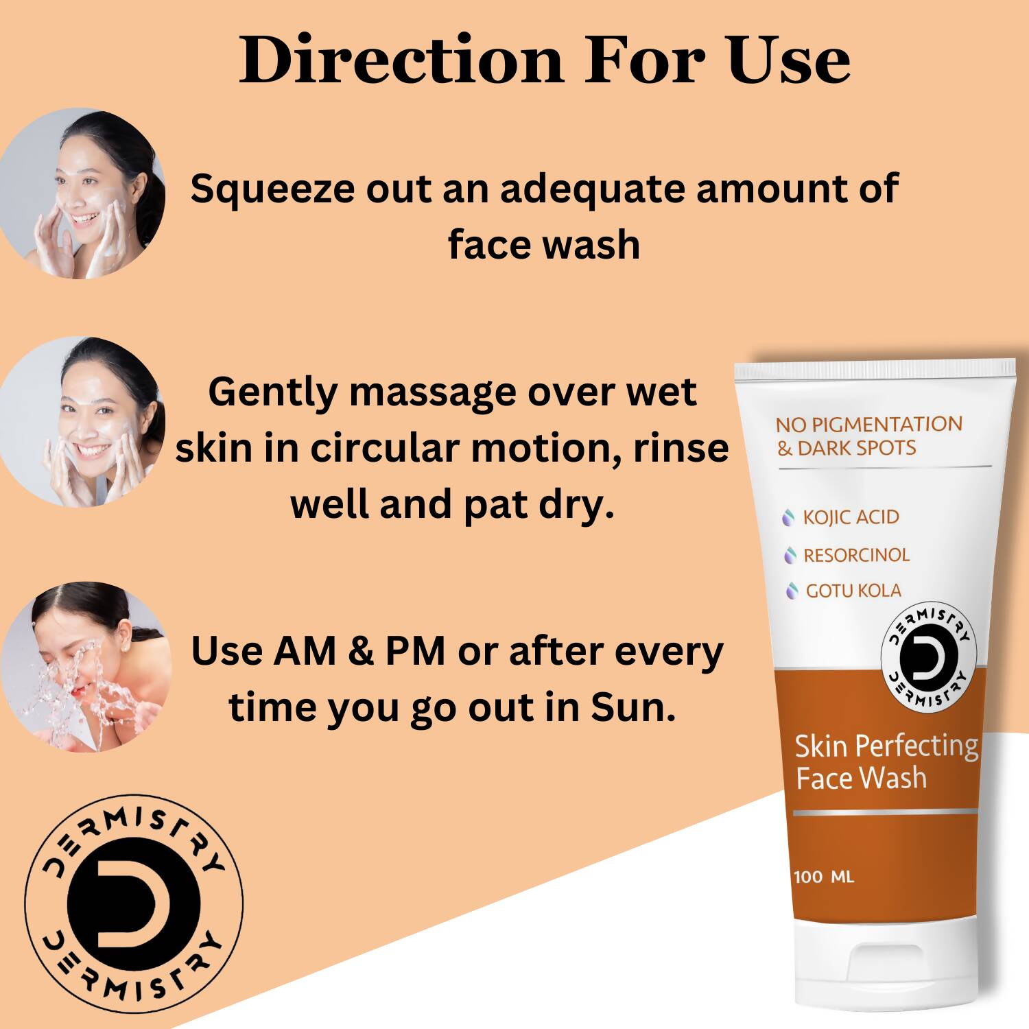 Dermistry Skin Perfecting Face Cream & Skin Perfecting Face Wash 