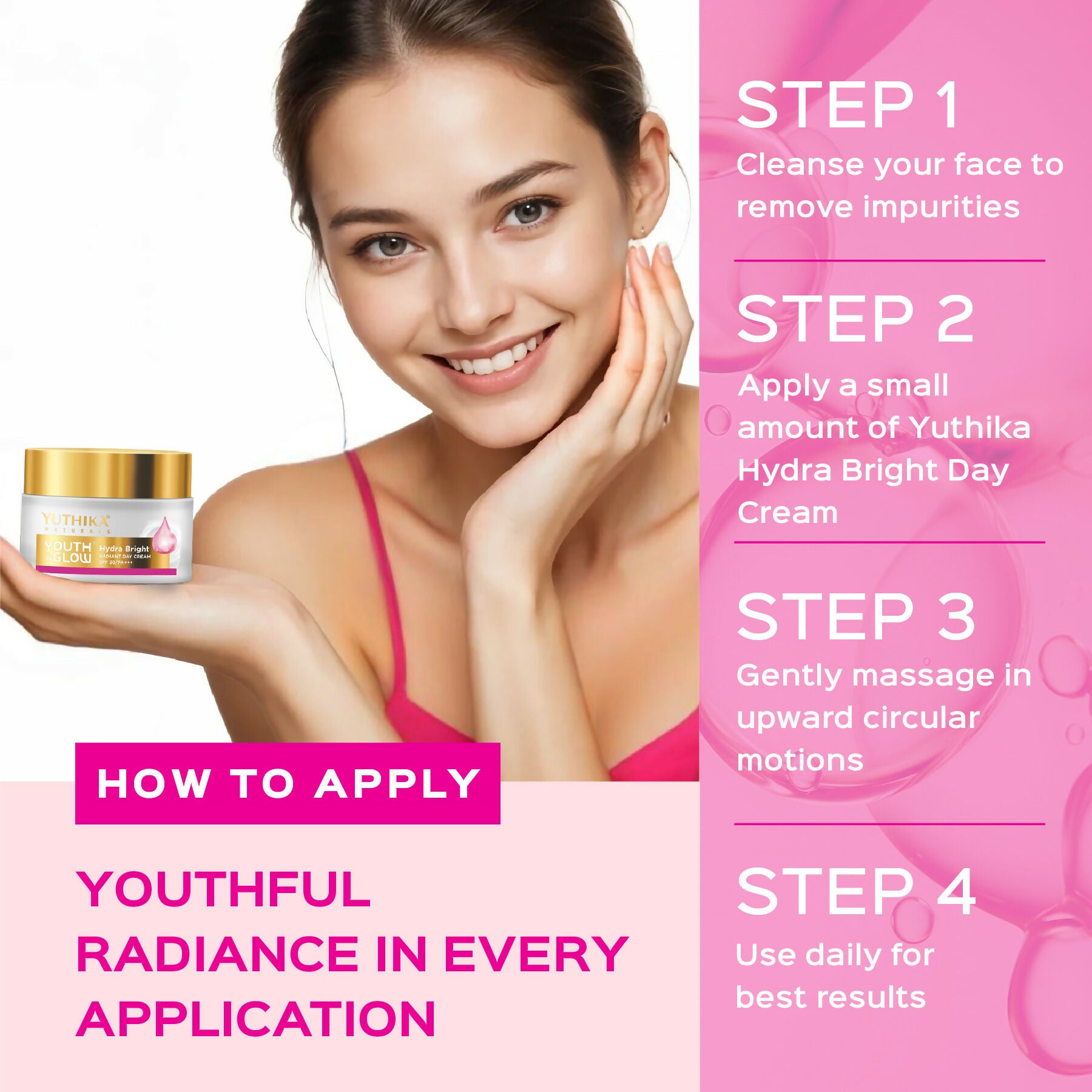 Yuthika Youth & Glow Day Cream For Women Spf30/Pa+++  Grab2Buy Yuthika Grab2Buy