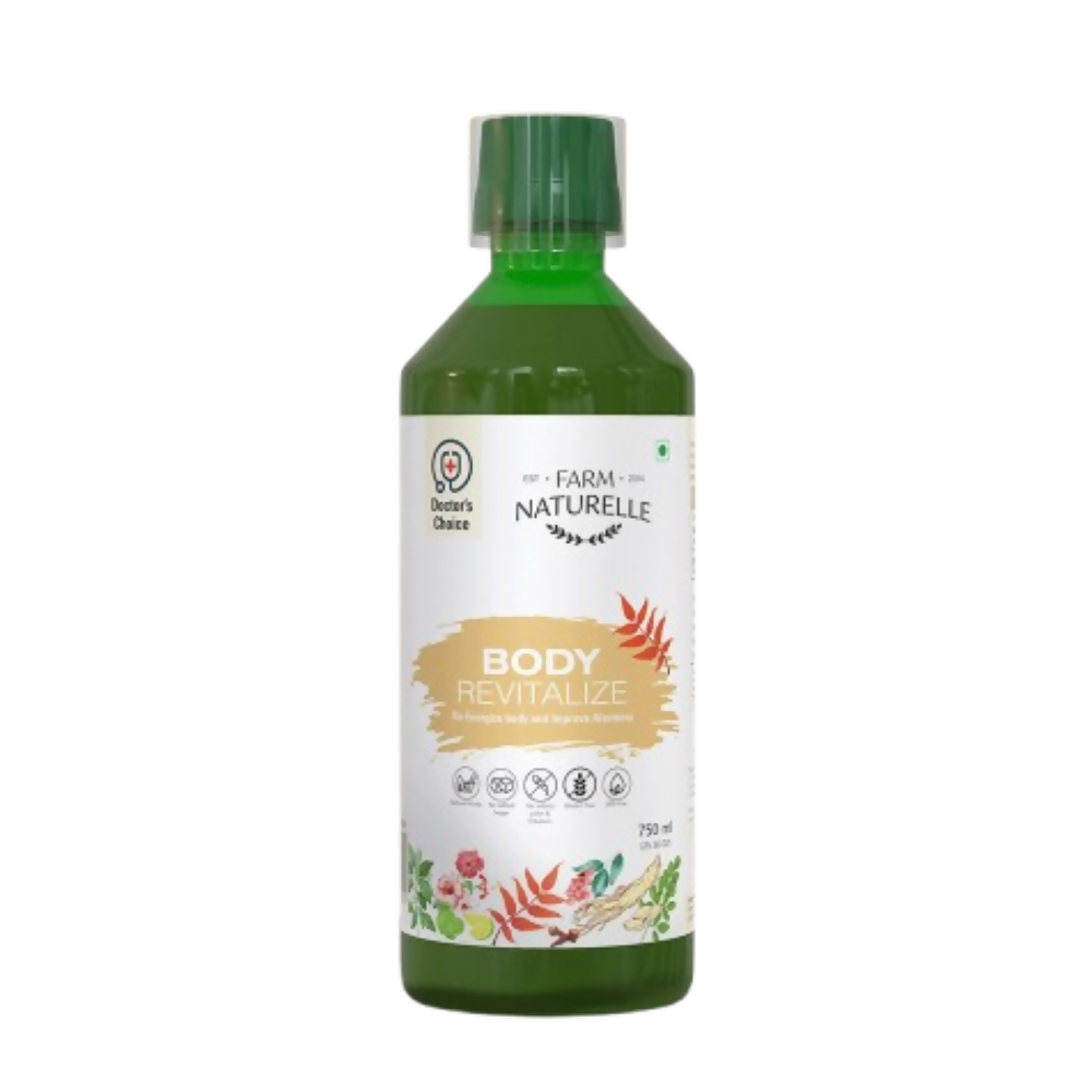 Farm Naturelle Body Revitalizer Juice - Ayurvedic Formula for Energy and Vitality 