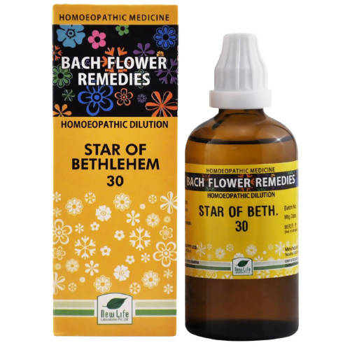 New Life Homeopathy Bach Flower Remedies Star Of Bethlehem Dilution 