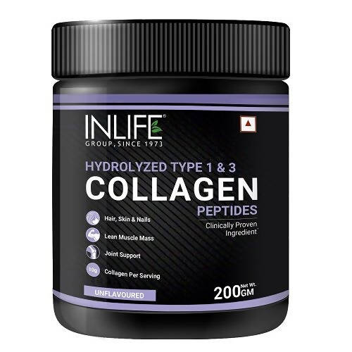 Inlife Hydrolyzed Type 1 & 3 Collagen Peptides Powder 