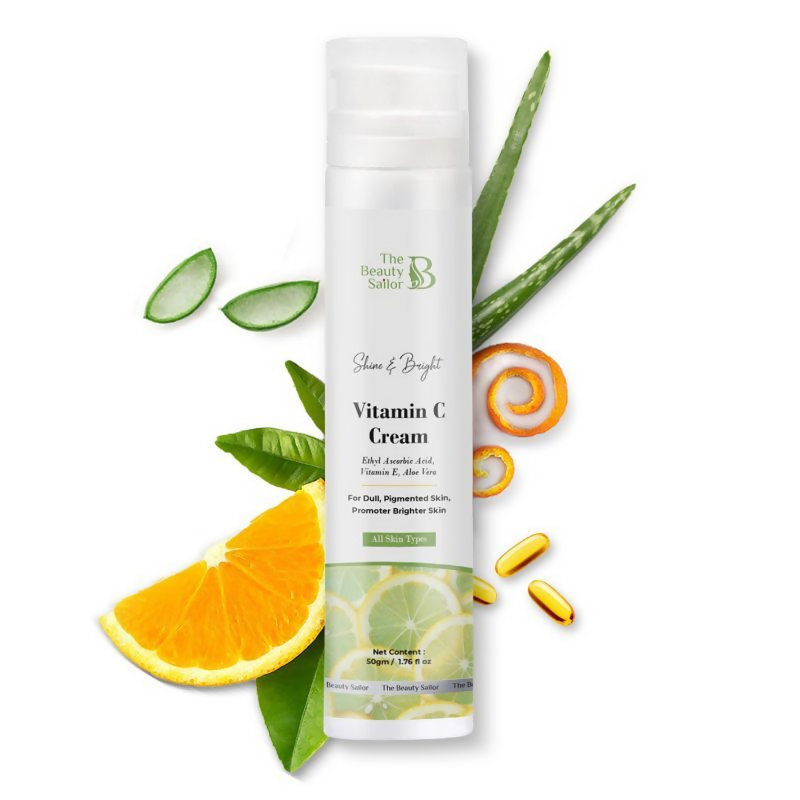 The Beauty Sailor Shine & Bright Vitamin C Cream For All Skin Types  Grab2Buy The Beauty Sailor Grab2Buy