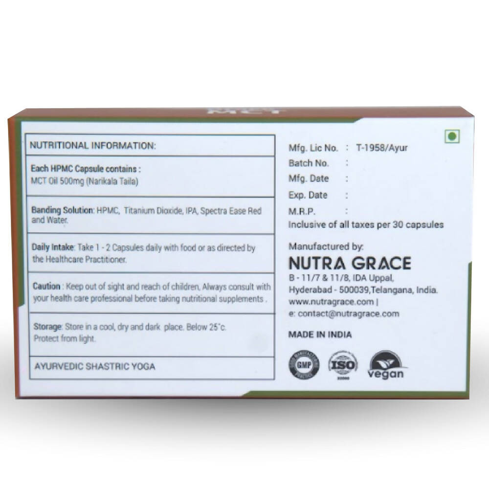 Nutra Grace MCT Oil Capsules - Grab2buy