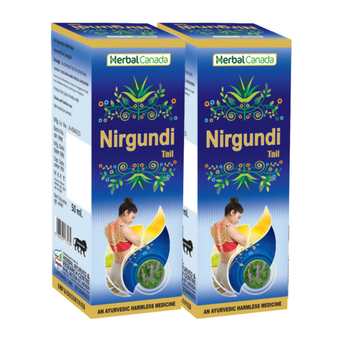 Herbal Canada Nirgundi Oil - Grab2buy