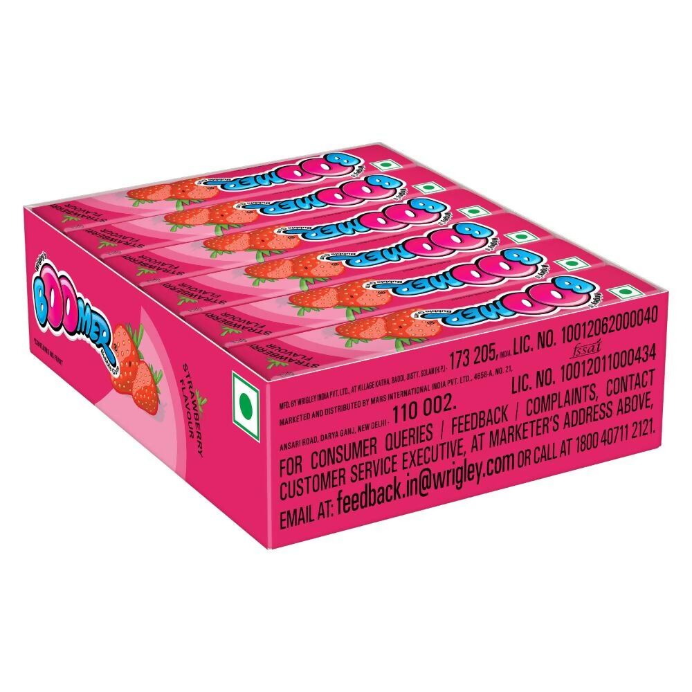 Wrigley's Boomer Multipack - Strawberry  Grab2Buy Wrigley's Grab2Buy