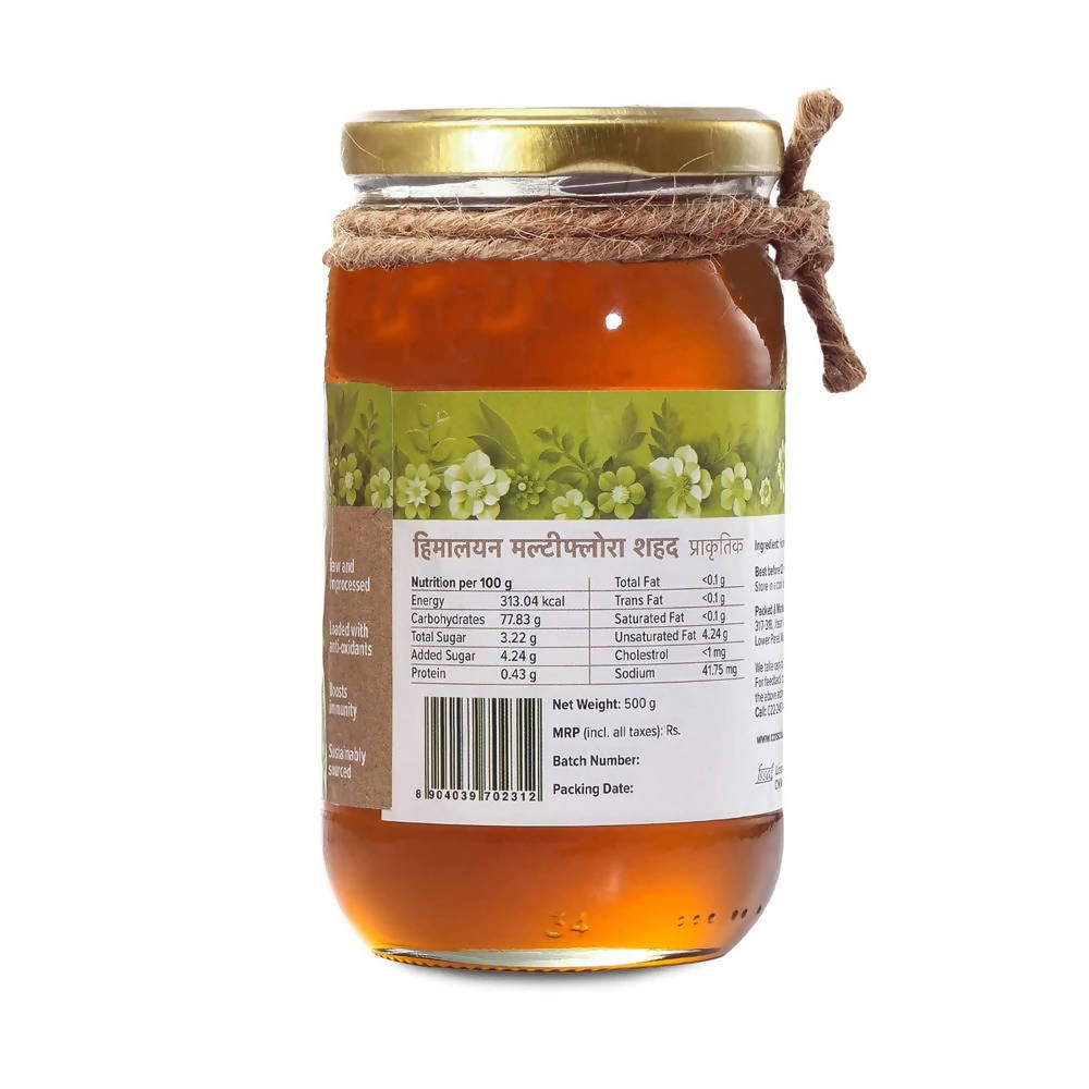 Conscious Food Himalayan Multi Flora Raw Honey 