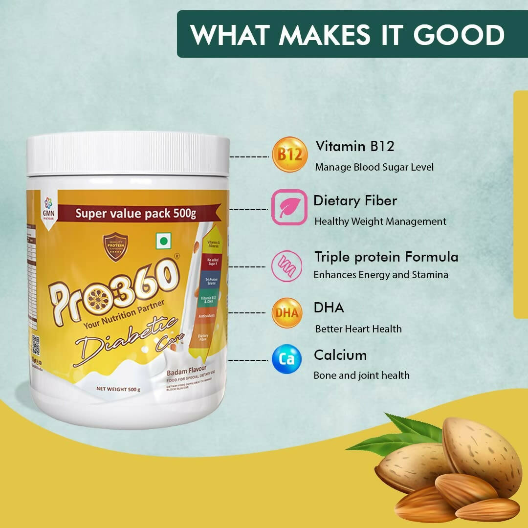 Pro360 Diabetic Care Protein Powder 