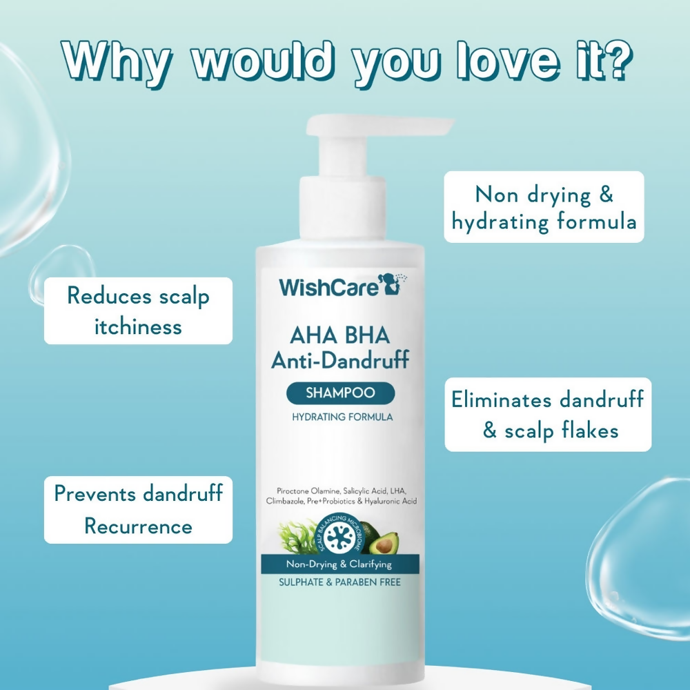 WishCare Aha Bha Anti-Dandruff Shampoo  Grab2Buy Wishcare Grab2Buy