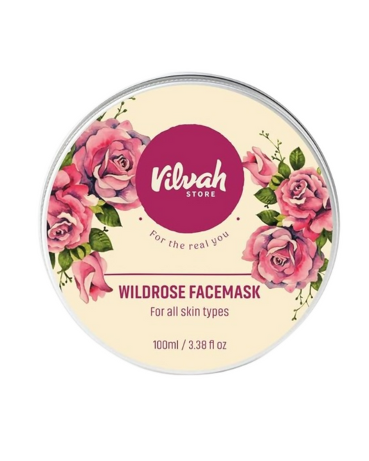 Vilvah Store Wild Rose Face Mask  Grab2Buy Vilvah Store Grab2Buy