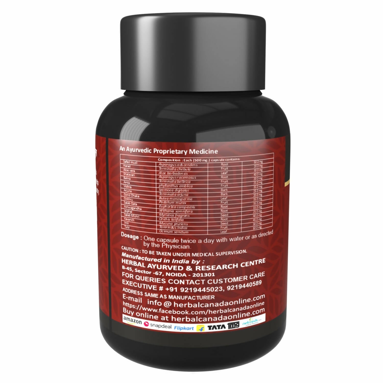 Herbal Canada Mulsi Power Capsules - Grab2buy