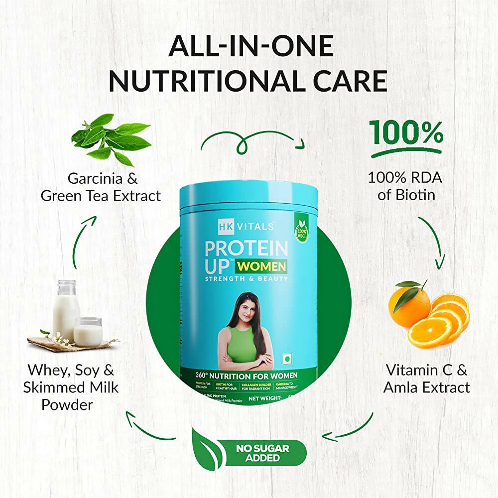 HK Vitals ProteinUp Women-No Added Sugar (Chocolate) 