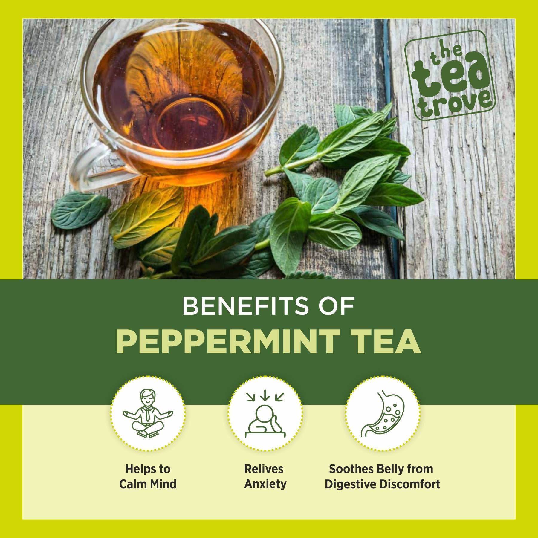 The Tea Trove - Peppermint Herbal Tea  Grab2Buy The Tea Trove Grab2Buy