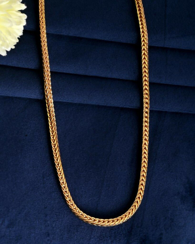 VOJ Gold-Polished Thick Snake Chain 