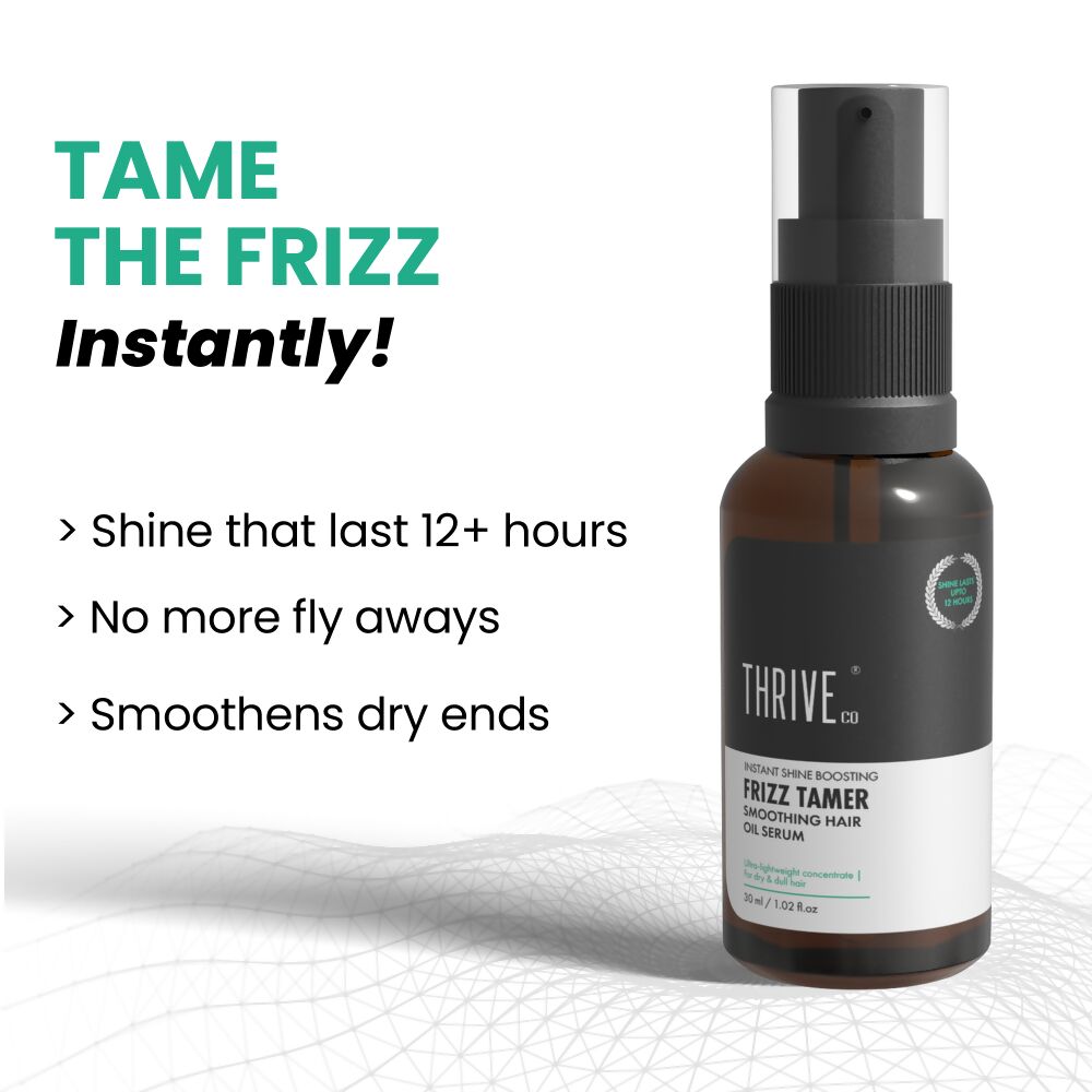 ThriveCo Frizz Tamer Smoothening Hair Oil Serum 