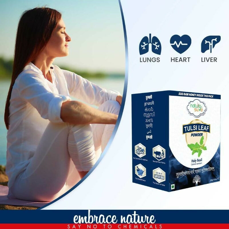 Nature Sure Tulsi Leaf Powder With Raw Honey 