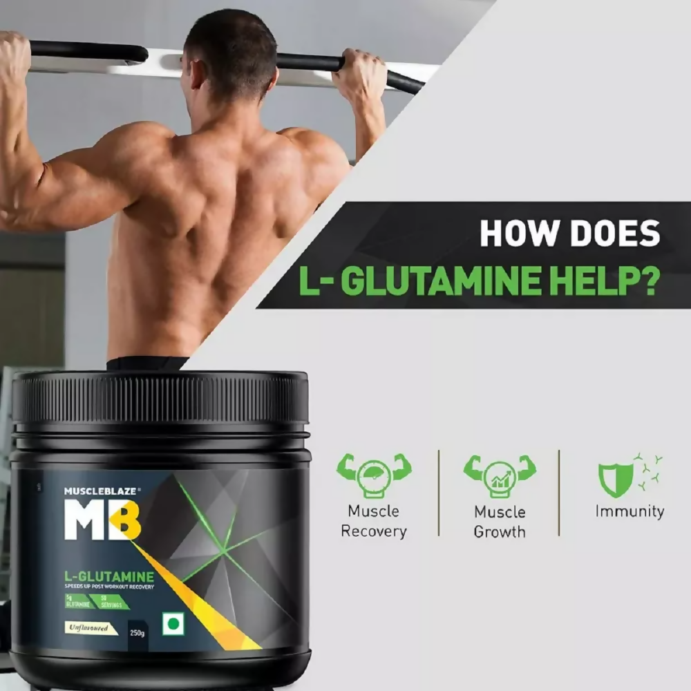 MuscleBlaze L - Glutamine Unflavored 