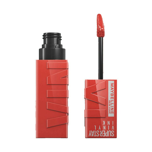Maybelline New York Super Stay Vinyl Ink Liquid Lipstick, Instant Shine Lasts Up To 16H - 65 Saucy