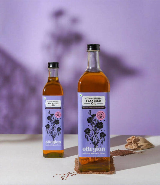 oRegion Cold Pressed Flaxseed Oil 