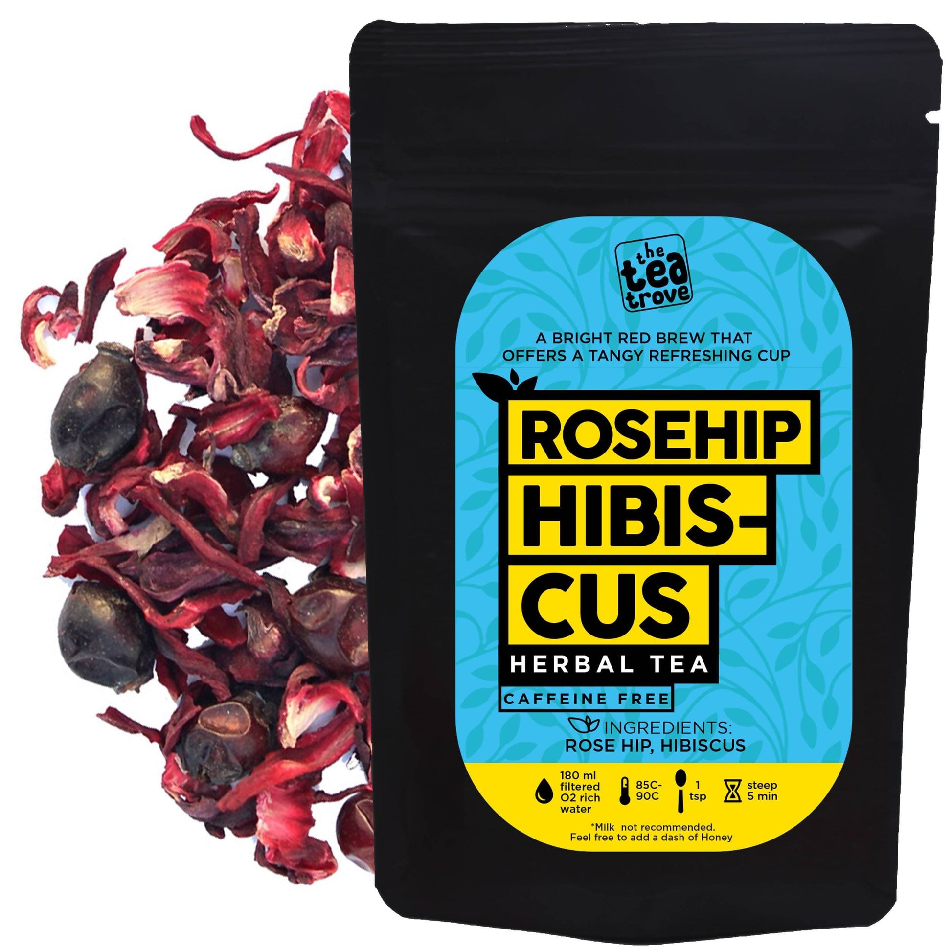 The Tea Trove - Rosehip Hibiscus Herbal Tea  Grab2Buy The Tea Trove Grab2Buy
