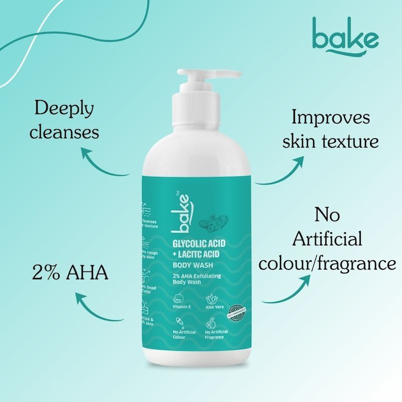 Bake 2% AHA Exfoliating Body Wash  Grab2Buy Bake Grab2Buy