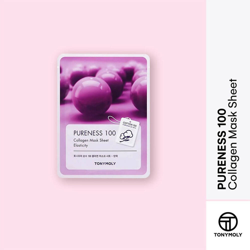 Tonymoly Pureness 100 Collagen Mask Sheet - Korean Skincare 