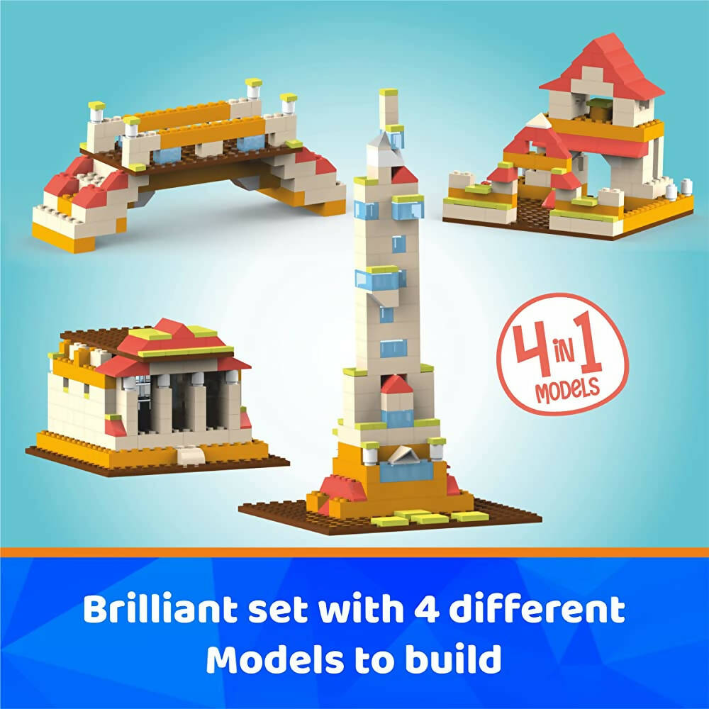 Webby 4 in 1 Young Designer ABS Toy Set for Kids (161 Pcs) - Grab2buy