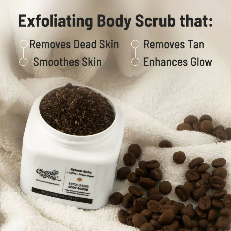 Chemist At Play Exfoliating Body Scrub For Removing Tan & Dead Skin Cells, Men & Women  Grab2Buy Chemist At Play Grab2Buy