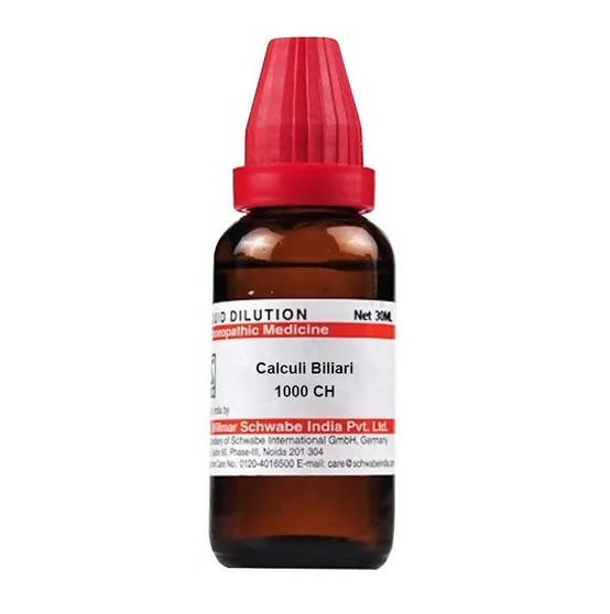 Dr. Willmar Schwabe India Calculi Biliari Dilution 