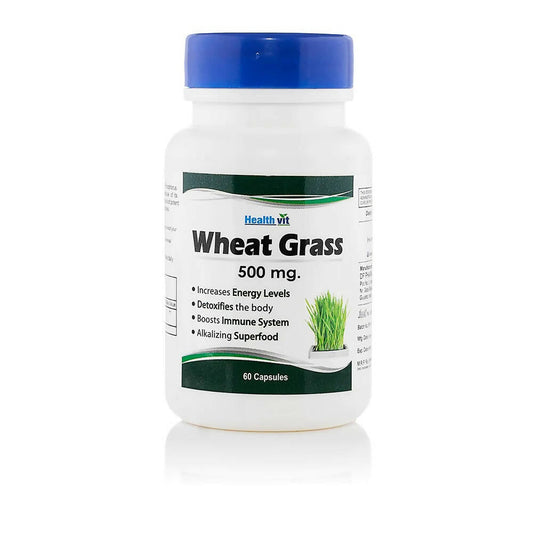 Healthvit Wheat Grass Capsules - Grab2buy