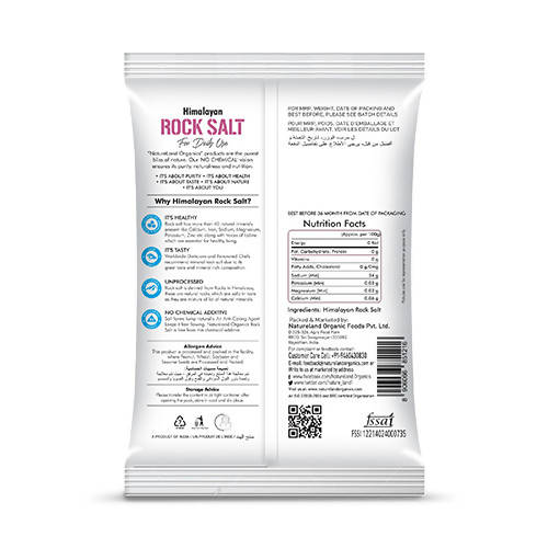 Nature Land Organics Himalayan Pink Rock Salt - Grab2buy