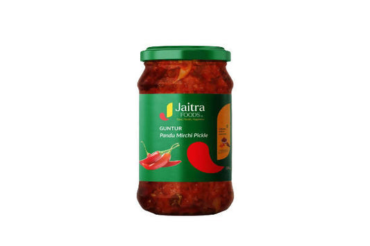 Jaitra Foods Guntur Pandu Mirchi Pickle - Grab2buy