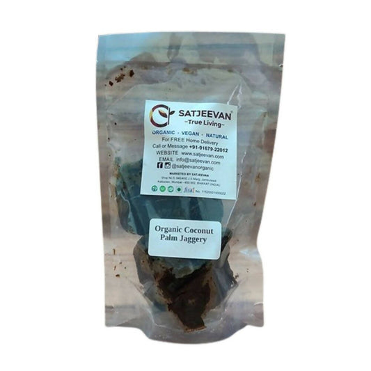 Satjeevan Organic Coconut Palm Jaggery - Grab2buy