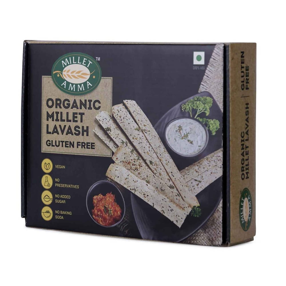 Millet Amma Organic Millet Lavash (Gluten Free) - Grab2buy
