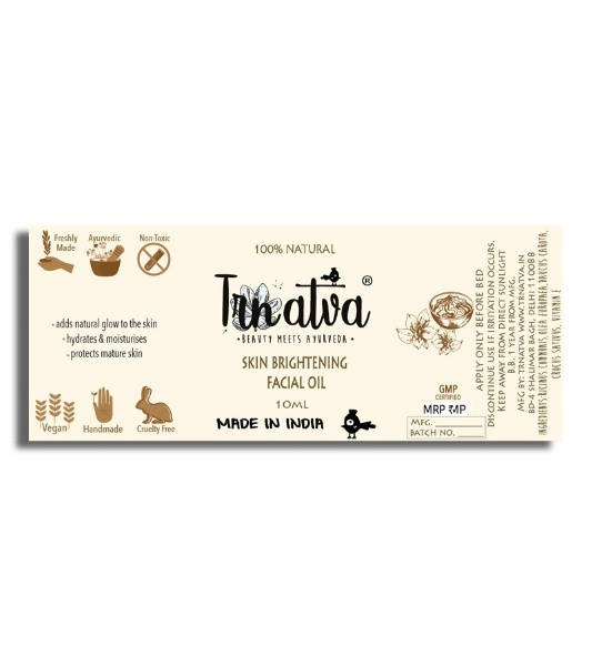 Trnatva Skin Brightening Facial Oil  Grab2Buy Trnatva Grab2Buy