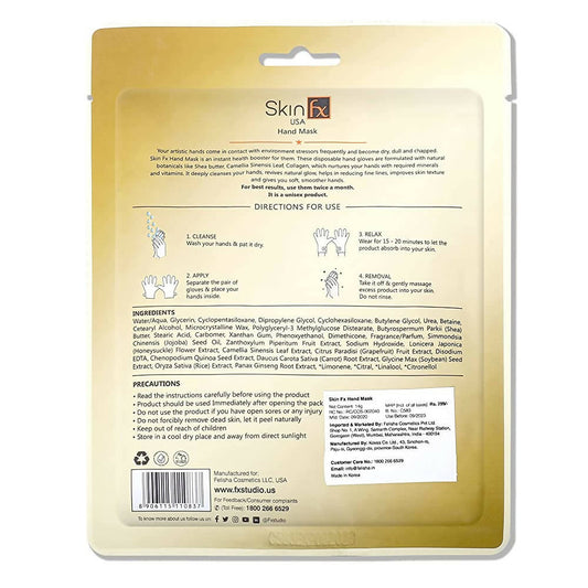 Skin Fx Nourishing & Smoothening Hand Sheet Mask - Grab2buy