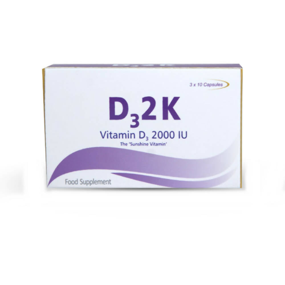 Nutra Grace D3 2k Vitamin D3 2000 I.U Capsules - Grab2buy
