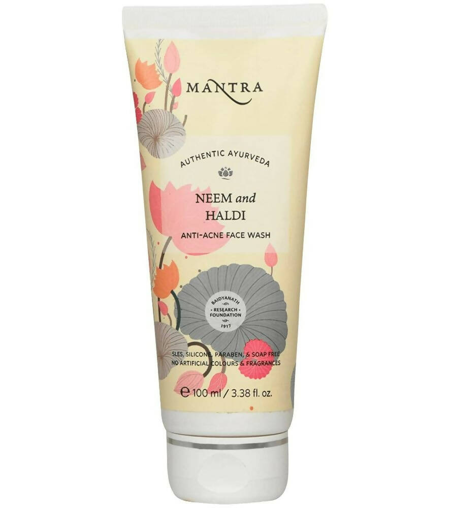 Mantra Herbal Neem and Haldi Anti-Acne Face Wash - Grab2buy