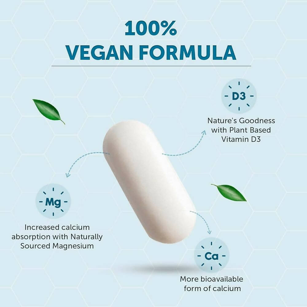 Neuherbs True Calcium 1000mg With Natural Vitamin D3 Tablets 